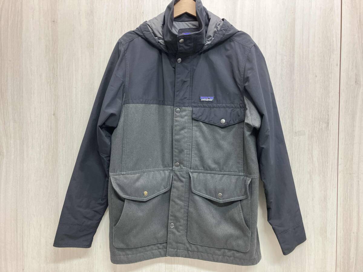 Patagonia パタゴニア ジャケット フード付きブルゾンサイズ M / グレー・ブラック 冬拍卖