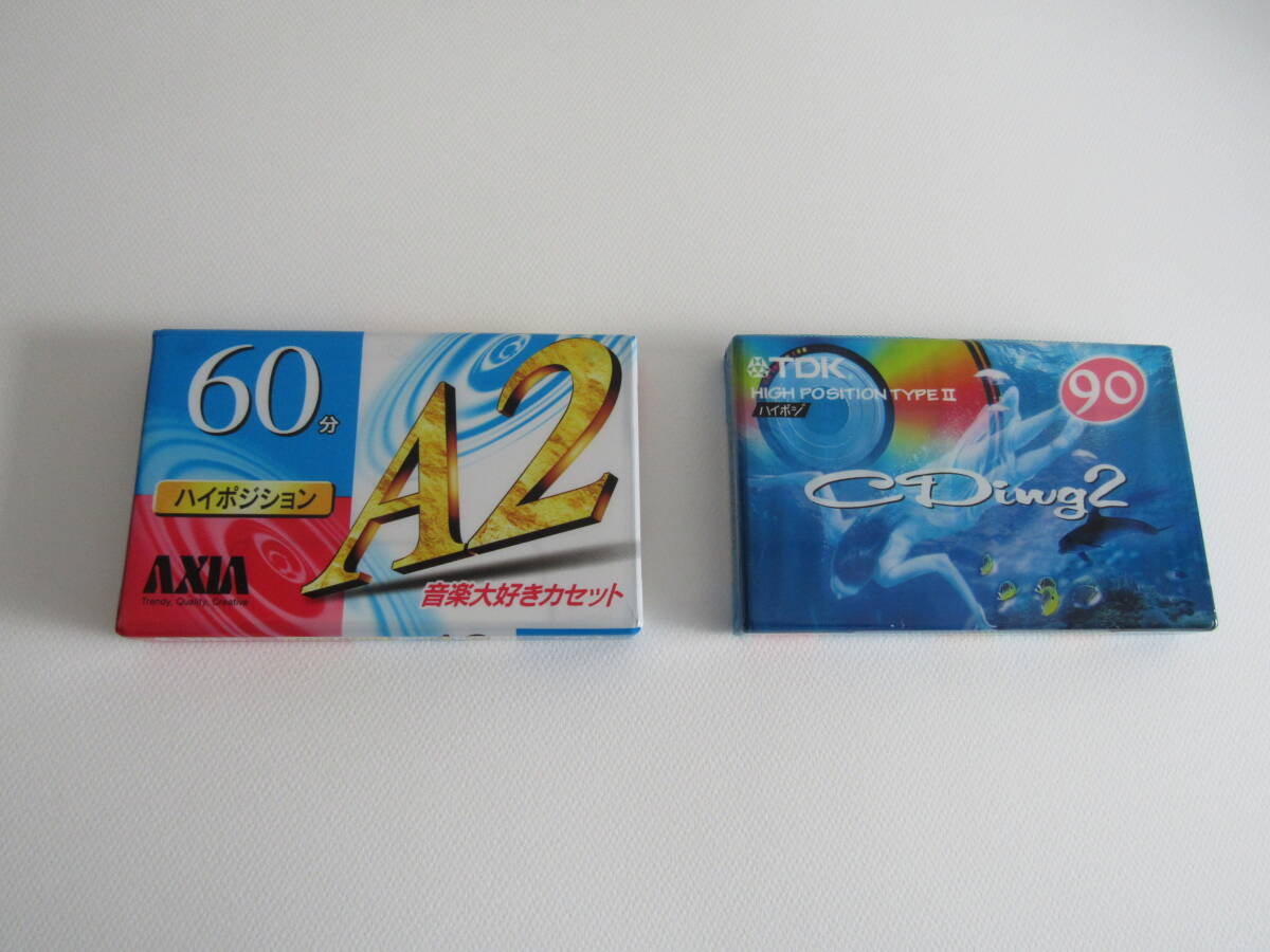 新品カセットテープ【TDK90+AXIA60ハイポジ2本組み】未開封拍卖