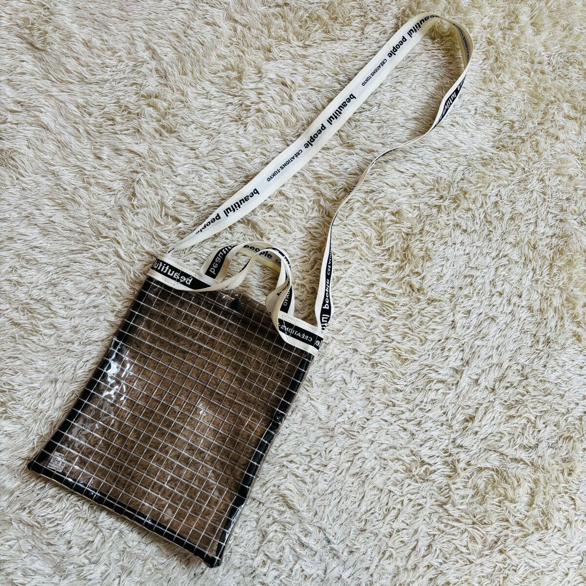 beautiful people《STUDIOUS別注》ビニールサコッシュバッグ拍卖