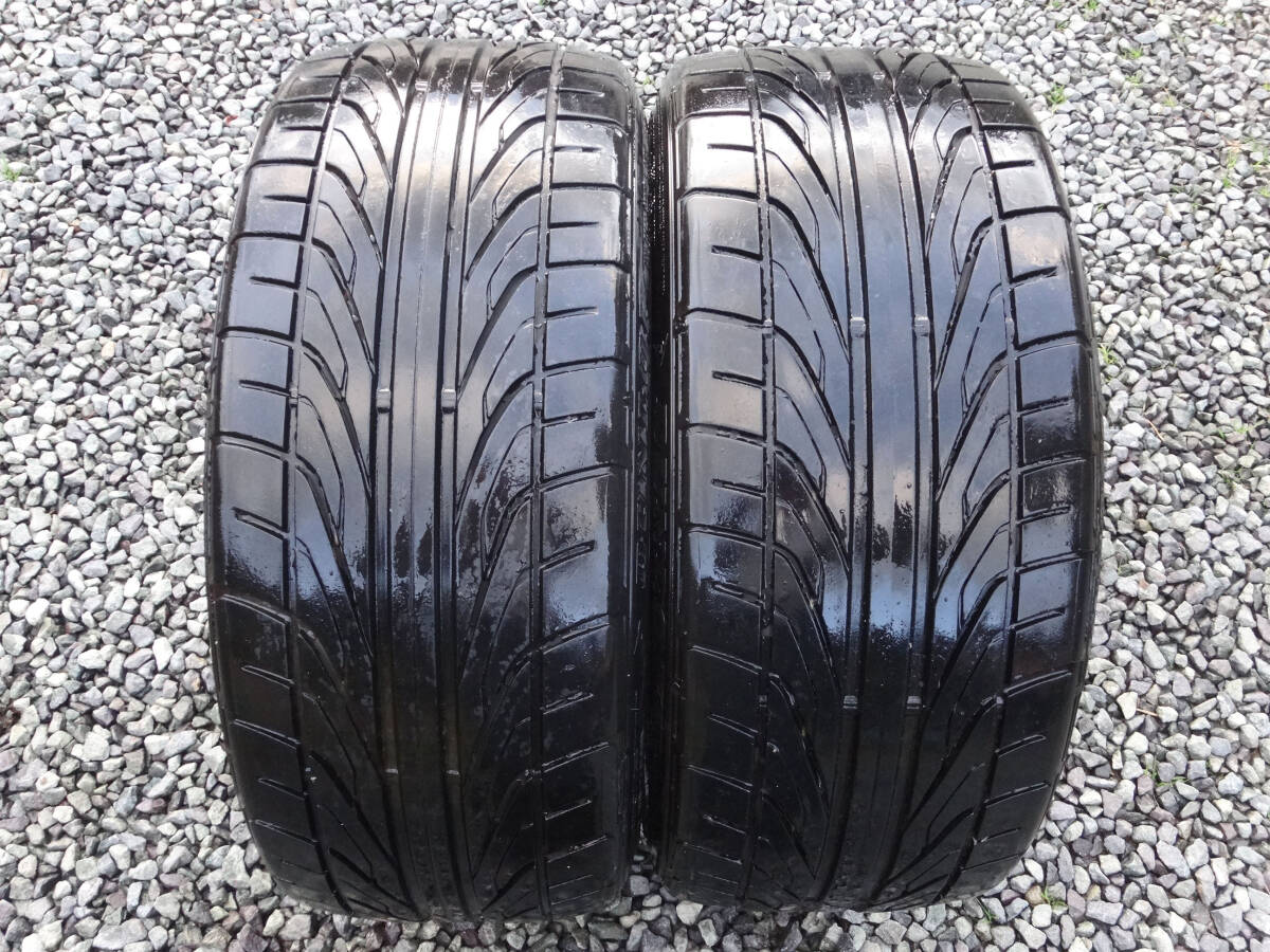 溝あり 7.5分山 7分山 DUNLOP DIREZZA DZ101 225/40 R18 2本 2018年製 約6mm ダンロップ ディレッツァ拍卖