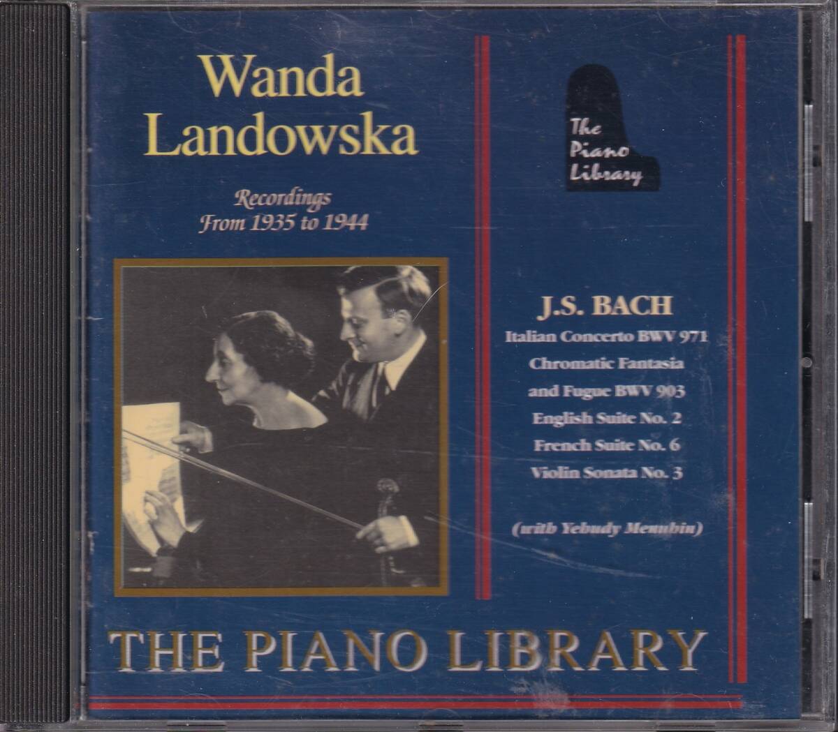 *廃盤】ランドフスカ他~J.S.バッハ:イタリア協奏曲,半音階幻想曲とフーガ ,イギリス組曲第2番,フランス組曲第6番,ヴァイオリンソナタ第3番拍卖