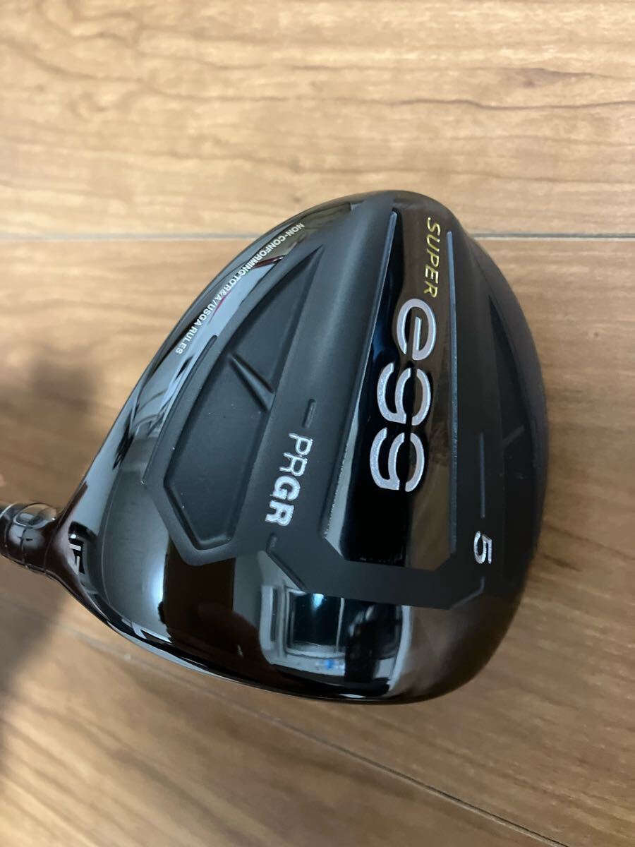 美品 プロギア 5番ウッド スーパーエッグ 【おまけ付き】PRGR フェアウェイウッド 訳あり アウトレット拍卖