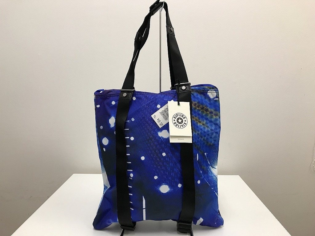 キプリング KIPLING タグ付き超美品 キレイめコーデとも相性抜群!超軽量 A4可 収納力抜群 2WAYリュック トートバッグ 軽い鞄拍卖