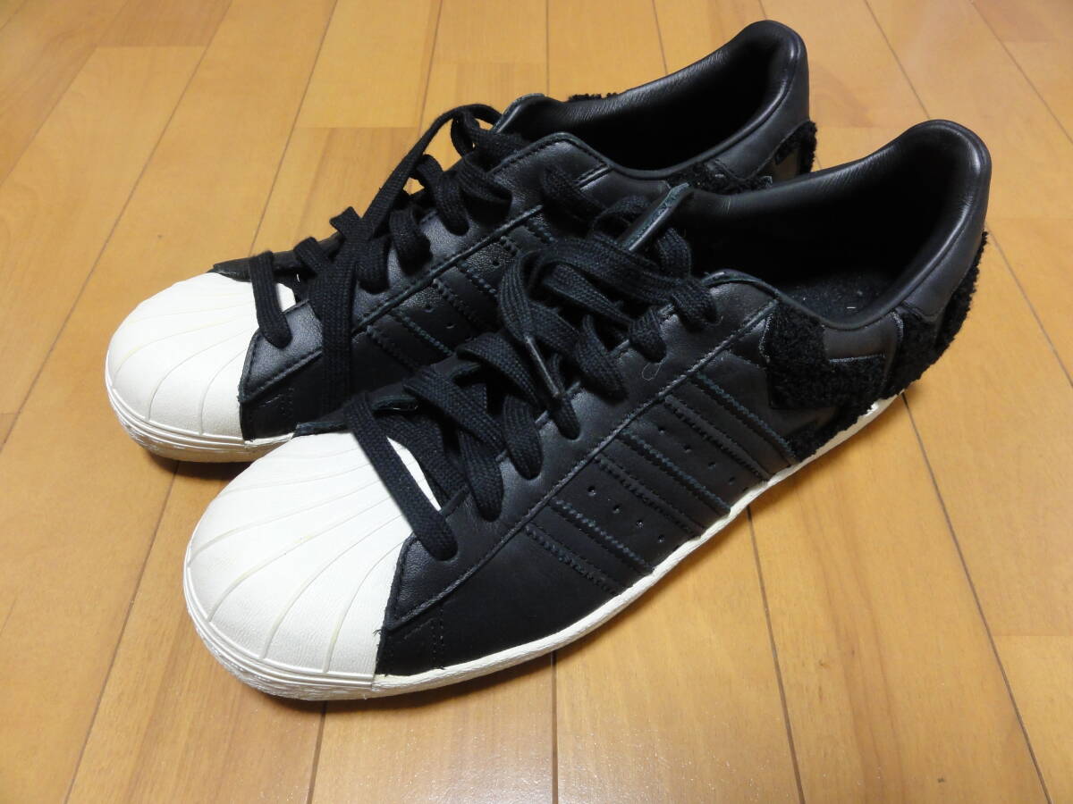 美品です!!アディダス オリジナルス スーパースター 80S ADIDAS ORIGINALS SUPERSTAR ブラック 28.5cm US101/2拍卖