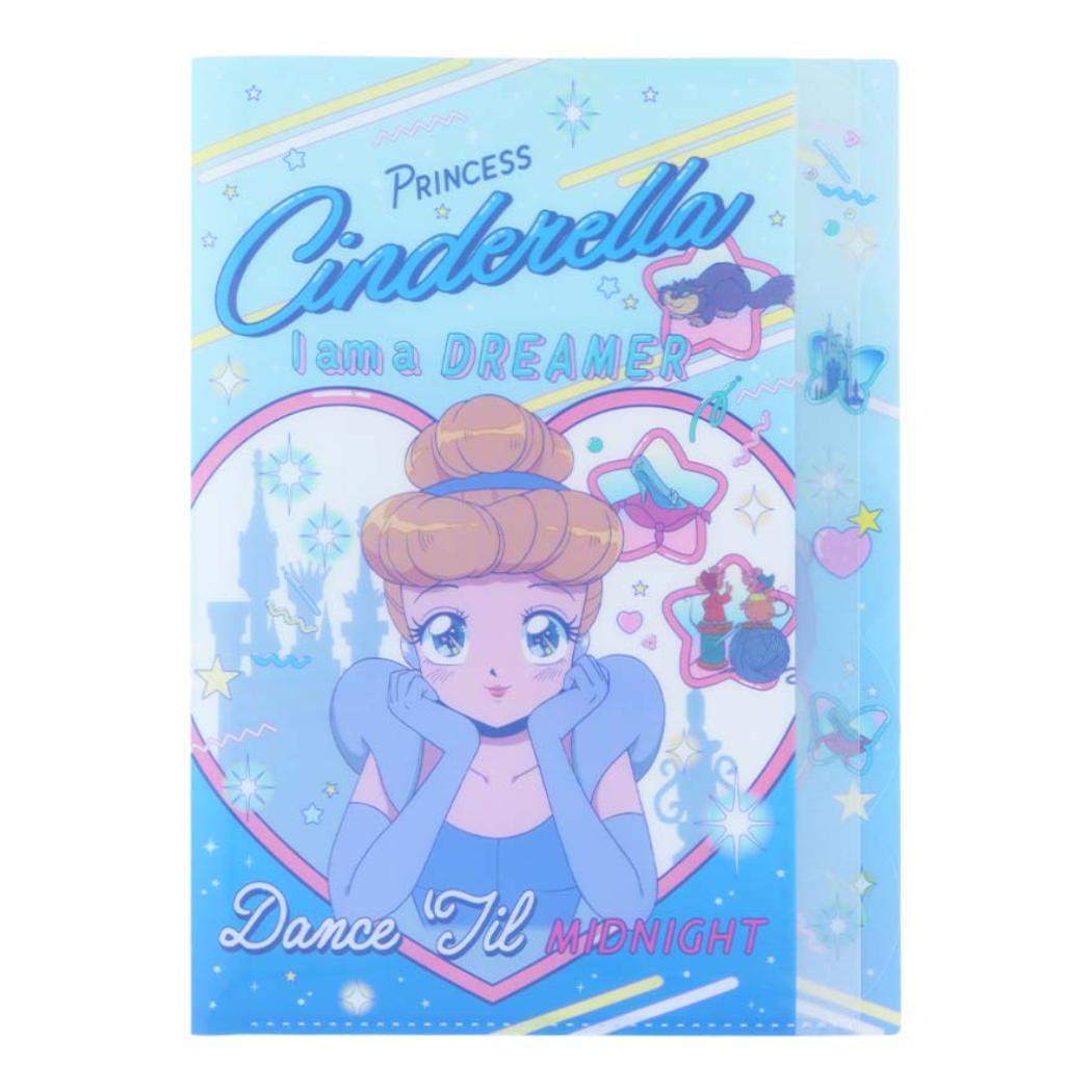 シンデレラ ポケットファイル ダイカットクリアファイル5P バレエコア Y2K ディズニープリンセス サンスター文具 新学期準備文拍卖