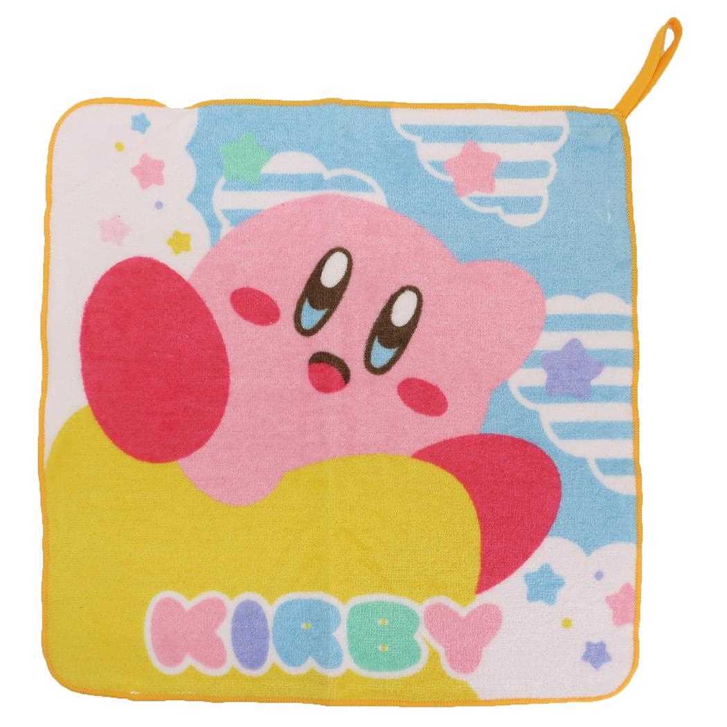 星のカービィ ループタオル ループ付きハンドタオル ワープスターとカービィ 丸眞 入園入学準備雑貨 キャラクター グッズ拍卖