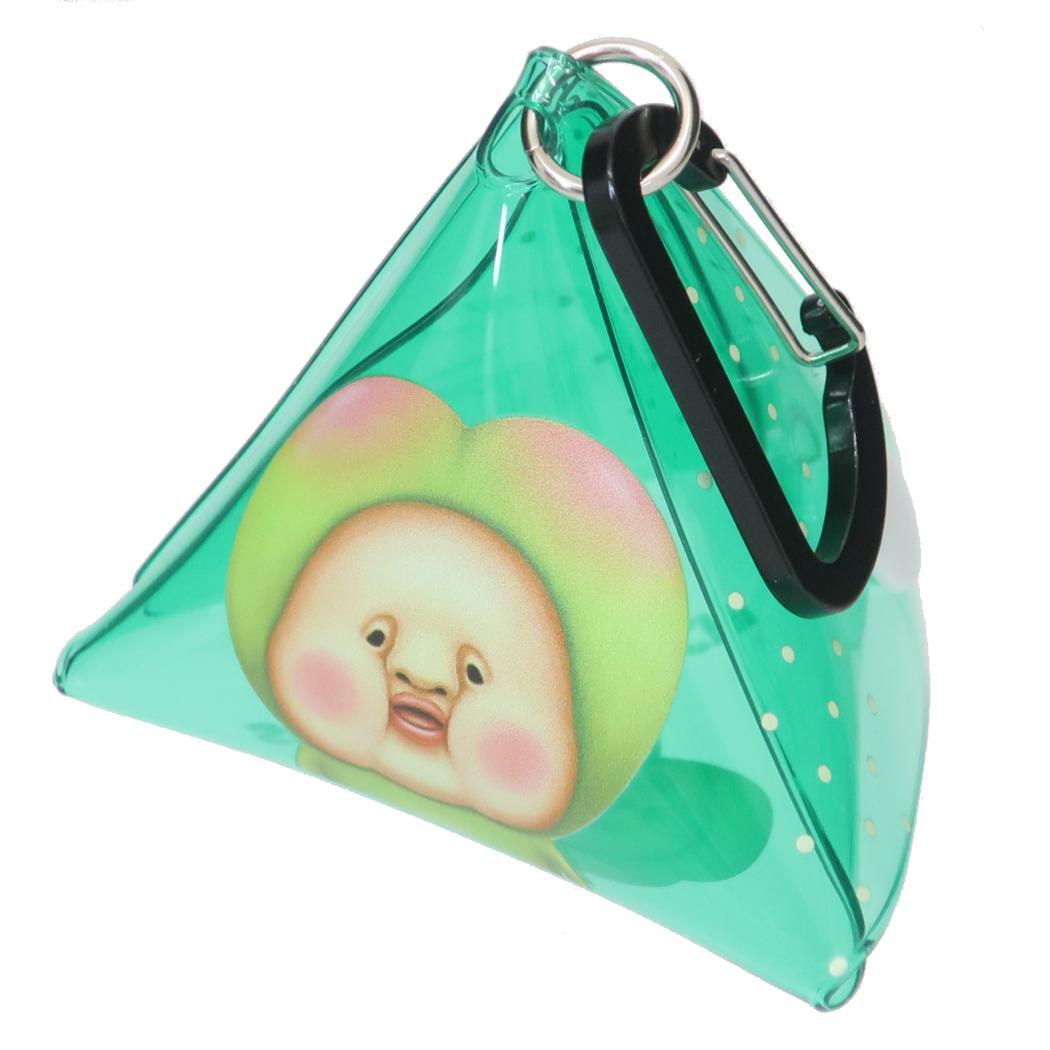 こびとづかん ミニポーチ クリア三角ポーチ スモモノウチ マリモクラフト ミニポーチ 小物入れ トライアングルポーチ キャラクター拍卖