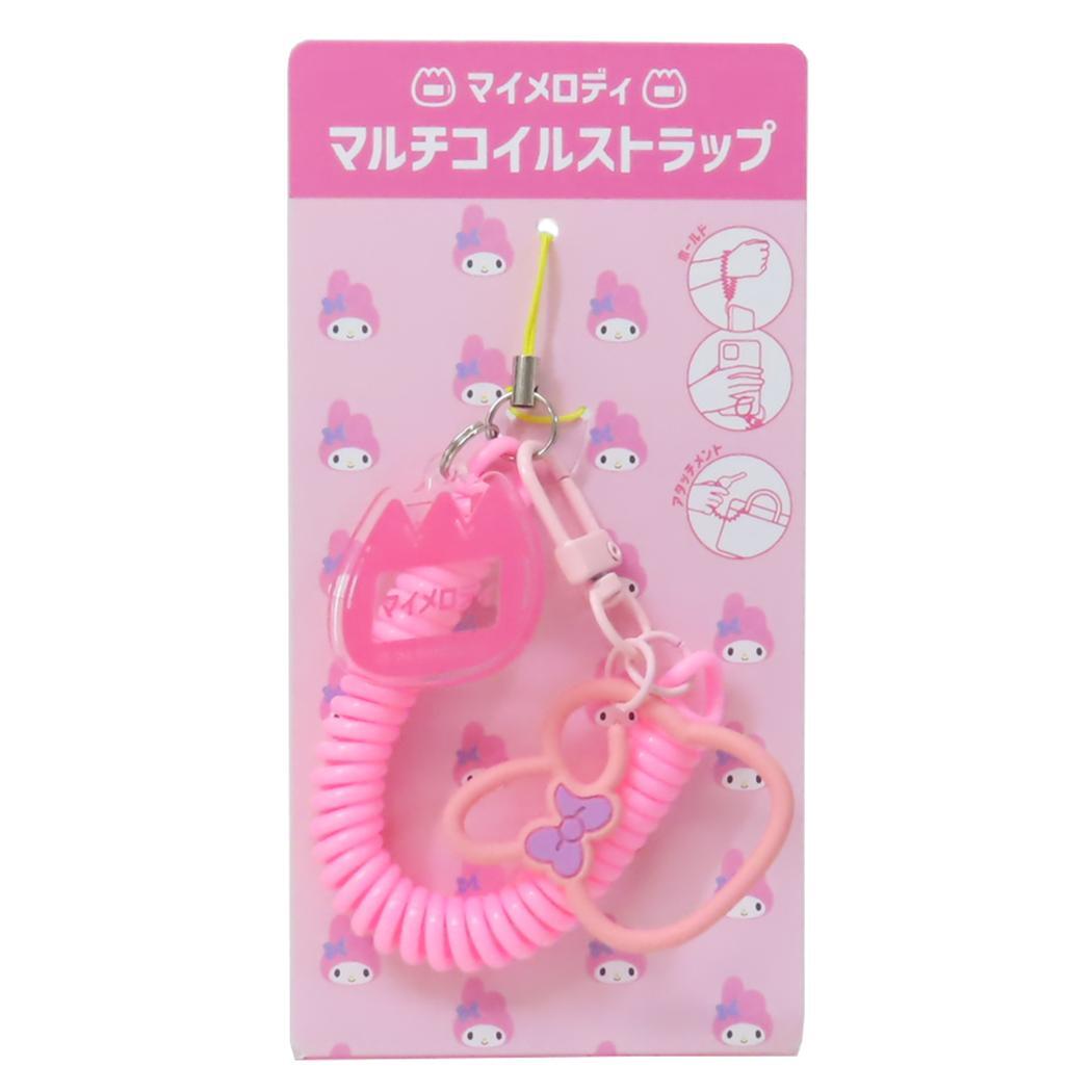 マイメロディ スマホアクセ マルチコイルストラップ サンリオ グルマンディーズ 携帯ストラップ キャラクター グッズ拍卖