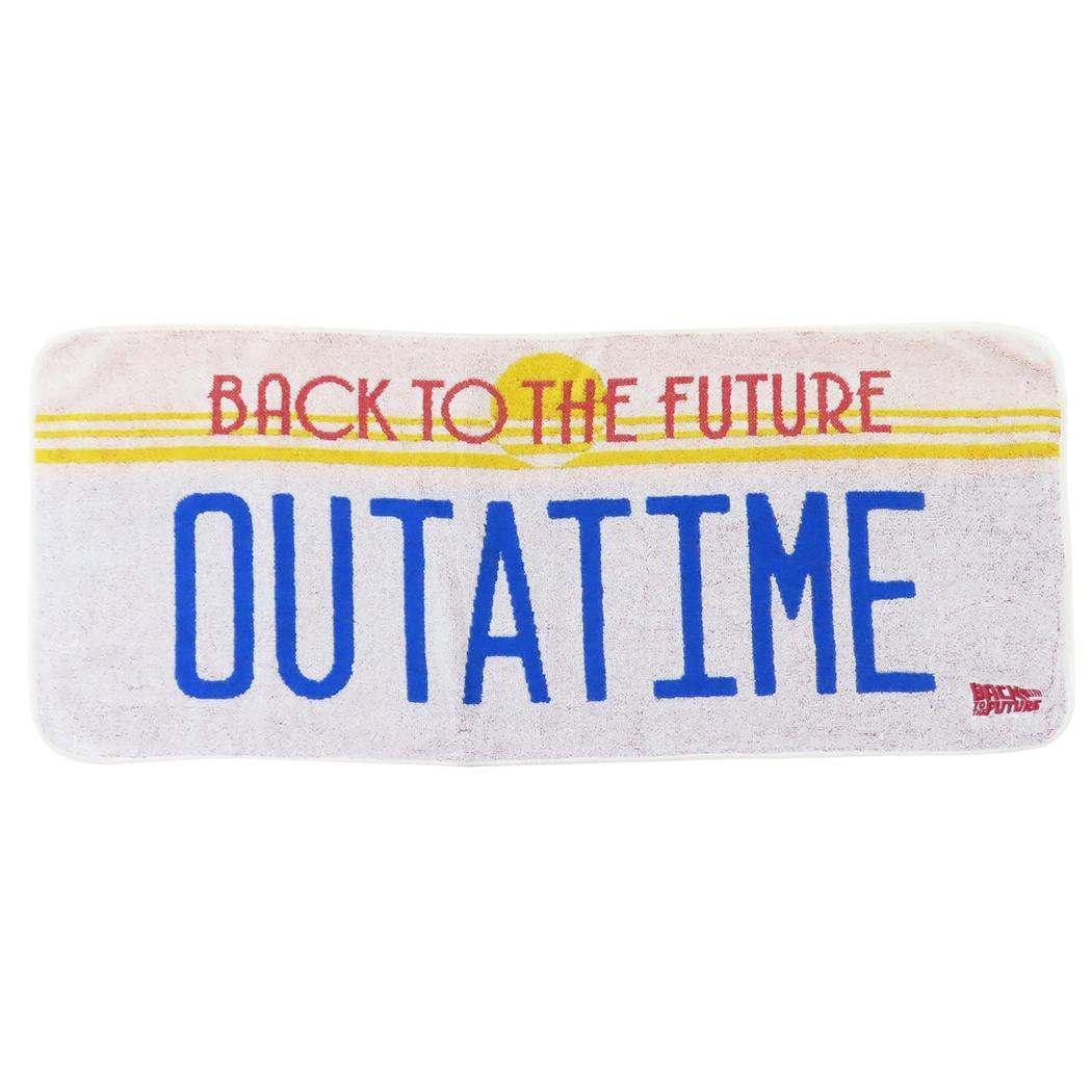 バックトゥザフューチャー フェイスタオル ジャガードロングタオル アウトアタイム 丸眞 新生活雑貨 映画キャラクター グッズ拍卖