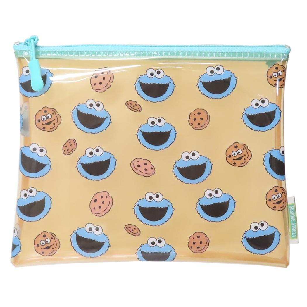 セサミストリート ペンケース ペンポーチ 大 クッキーモンスター S&C 筆箱 新学期準備文具 キャラクター グッズ拍卖