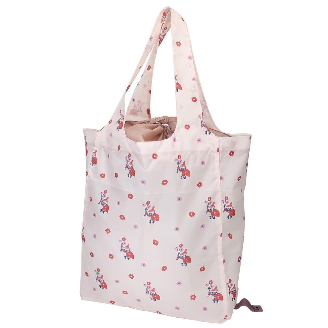 ムーミン エコバッグ ワイド底板付きエコバッグ LMF25 ちらし 北欧 カミオジャパン お買い物かばん 折りたたみ キャラクター拍卖