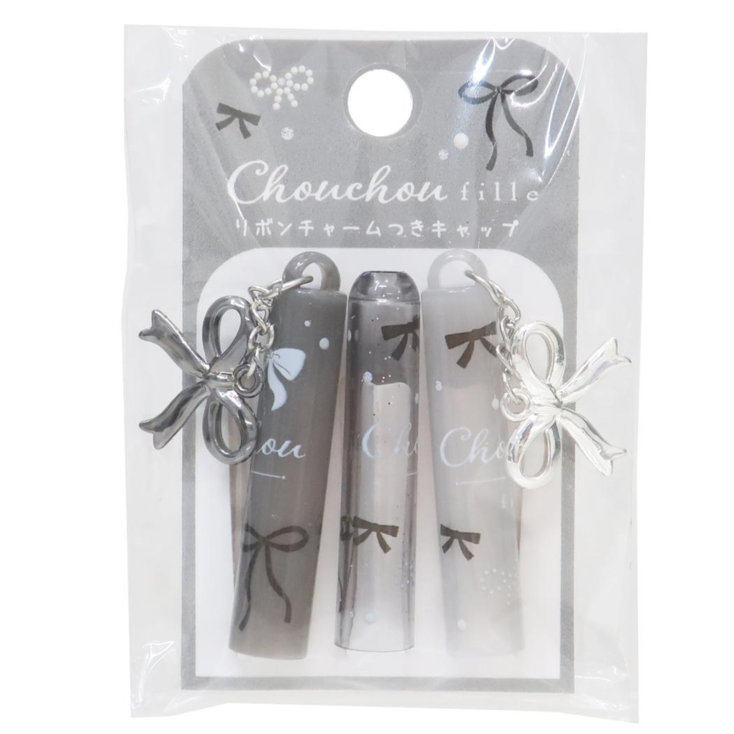 BLANOIR 鉛筆キャップ リボンチャーム付き鉛筆キャップ CHOUCHOUFILLE カミオジャパン 新学期準備文具 かわいい拍卖