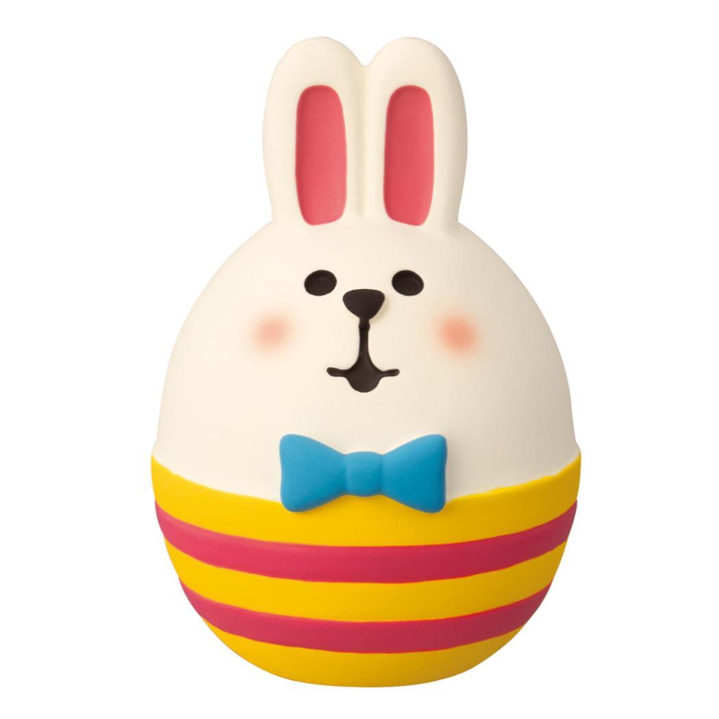 concombre Happy Easter マスコット うさぎたまご ボーダー デコレ インテリア かわいい グッズ拍卖