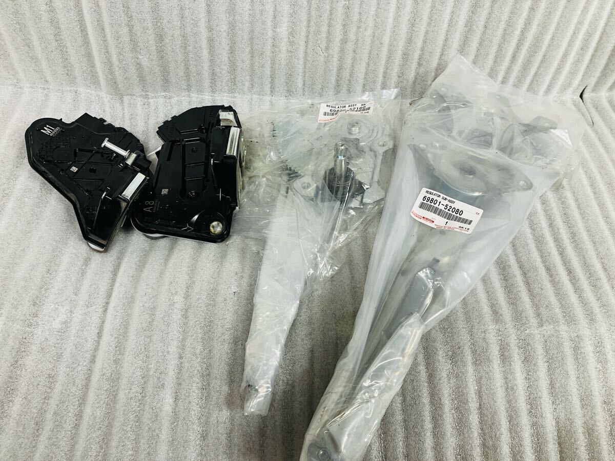 未使用 トヨタ サクシード プロボックス 右用 フロント リア ウィンドウレギュレータ 中古ドアロック 69830-52160 69801-52080 拍卖