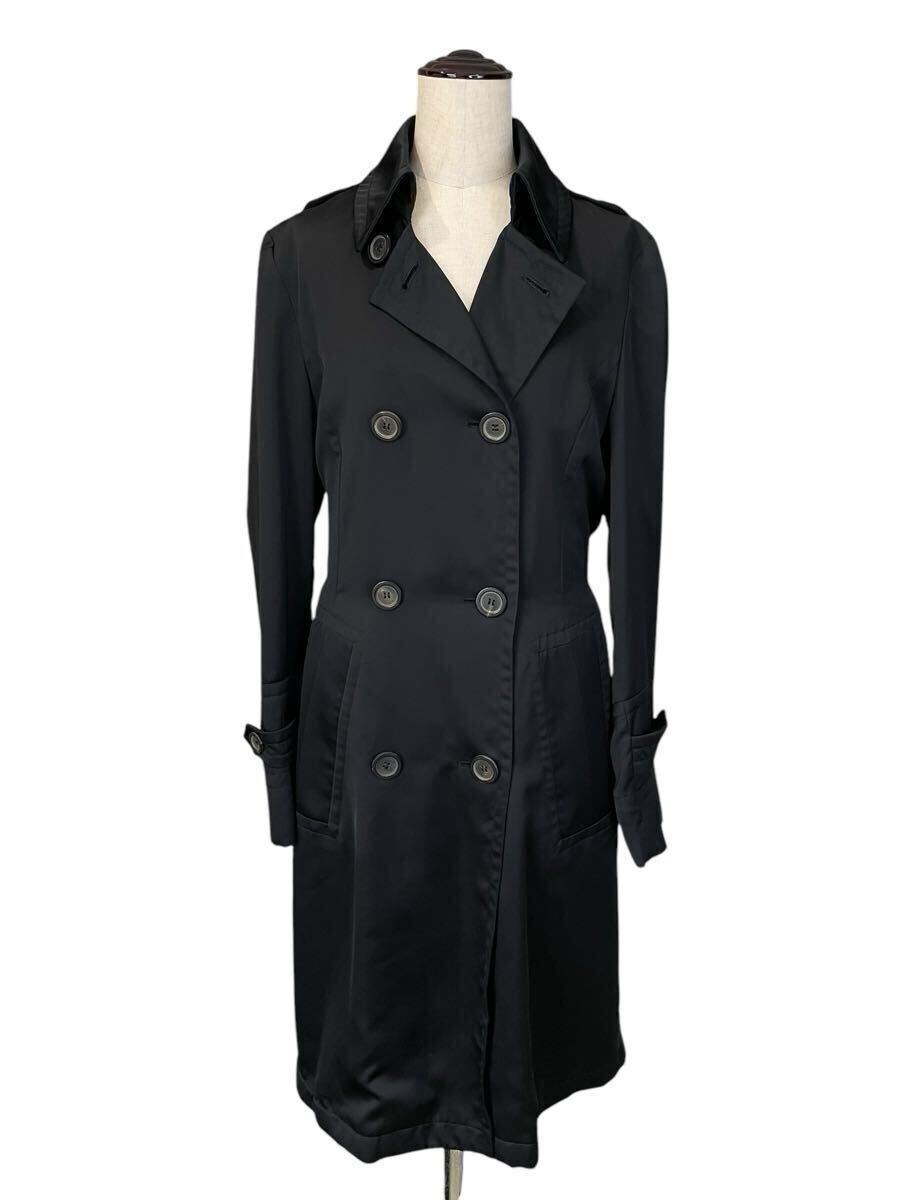 【GUCCI】グッチ トレンチコート ロングコート ブラック拍卖