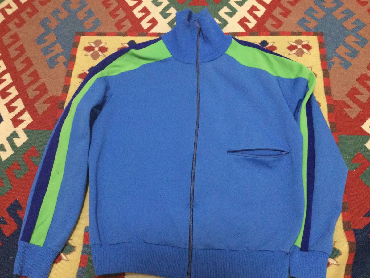 80s ビンテージ トラックジャケット ジャージ 珍柄 珍色 vintage ヴィンテージ拍卖