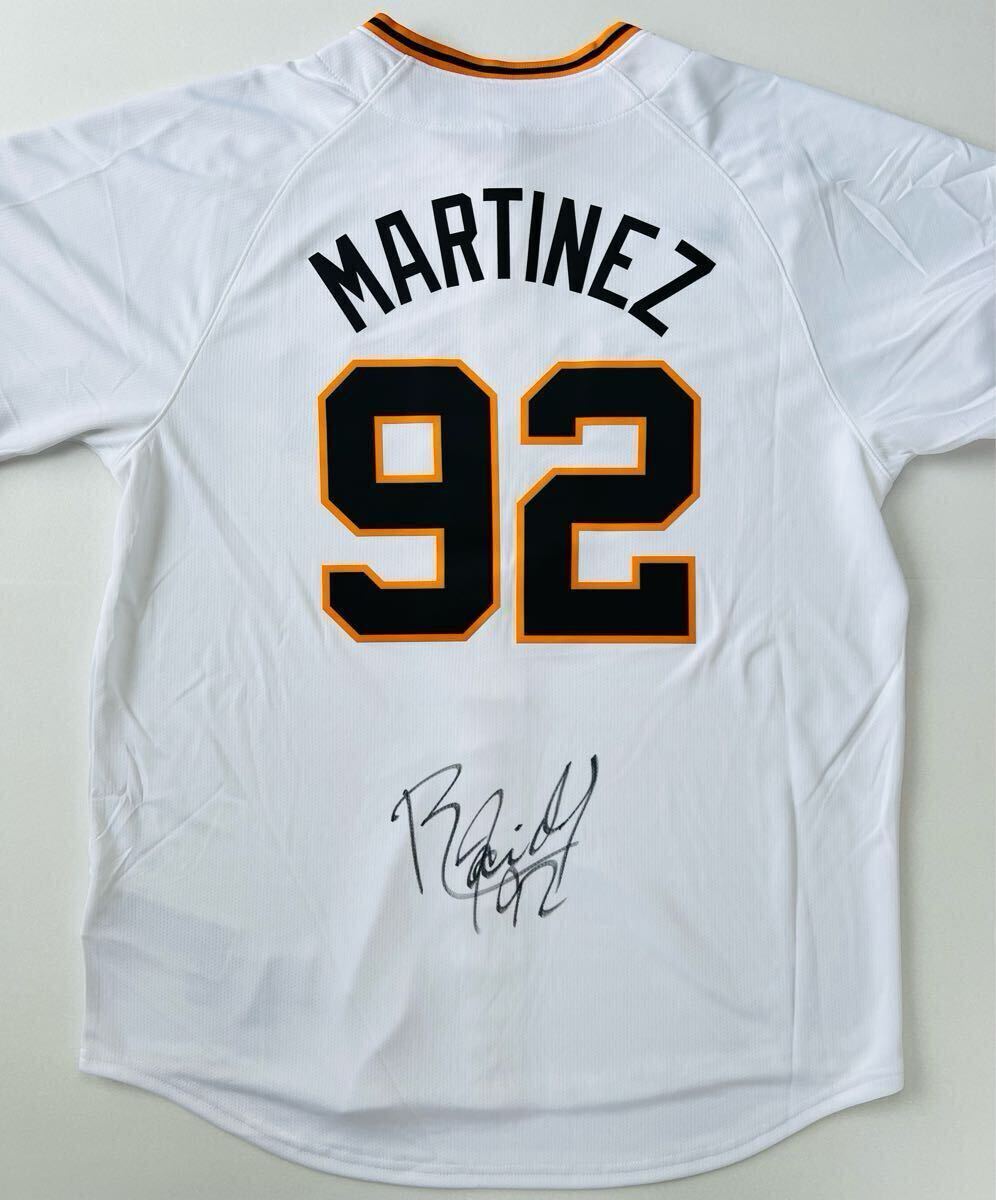 東京読売ジャイアンツ ライデル・マルティネス選手♯92 直筆サイン入り NIKE レプリカユニホーム(ホーム)拍卖