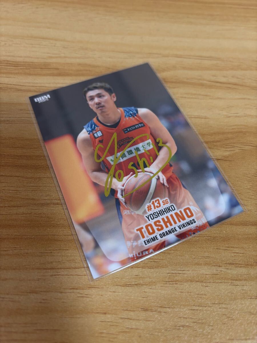 BBM 2024-25 B.LEAGUE FAST BREAK 1st Half 愛媛オレンジバイキングス 俊野佳彦 金箔サインカード 50枚限定 Bリーグ バスケットボール拍卖