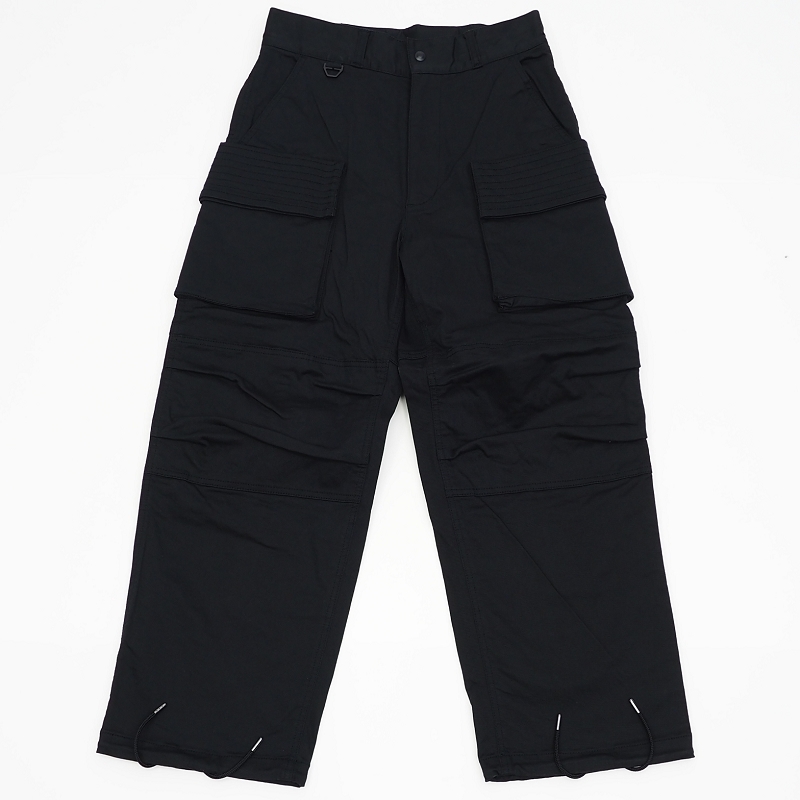 A06190 新品 24AW RIPVANWINKLE/ブッシュパンツ 【サイズ:M】 ブラック RB-606 リップヴァンウインクル拍卖