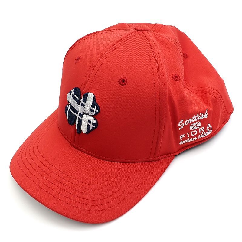 L05181K2 未使用品 BLACK CLOVER/MEMORY FIT キャップ 【サイズ:S/M】 レッド ゴルフウエア ブラッククローバー メンズ 拍卖