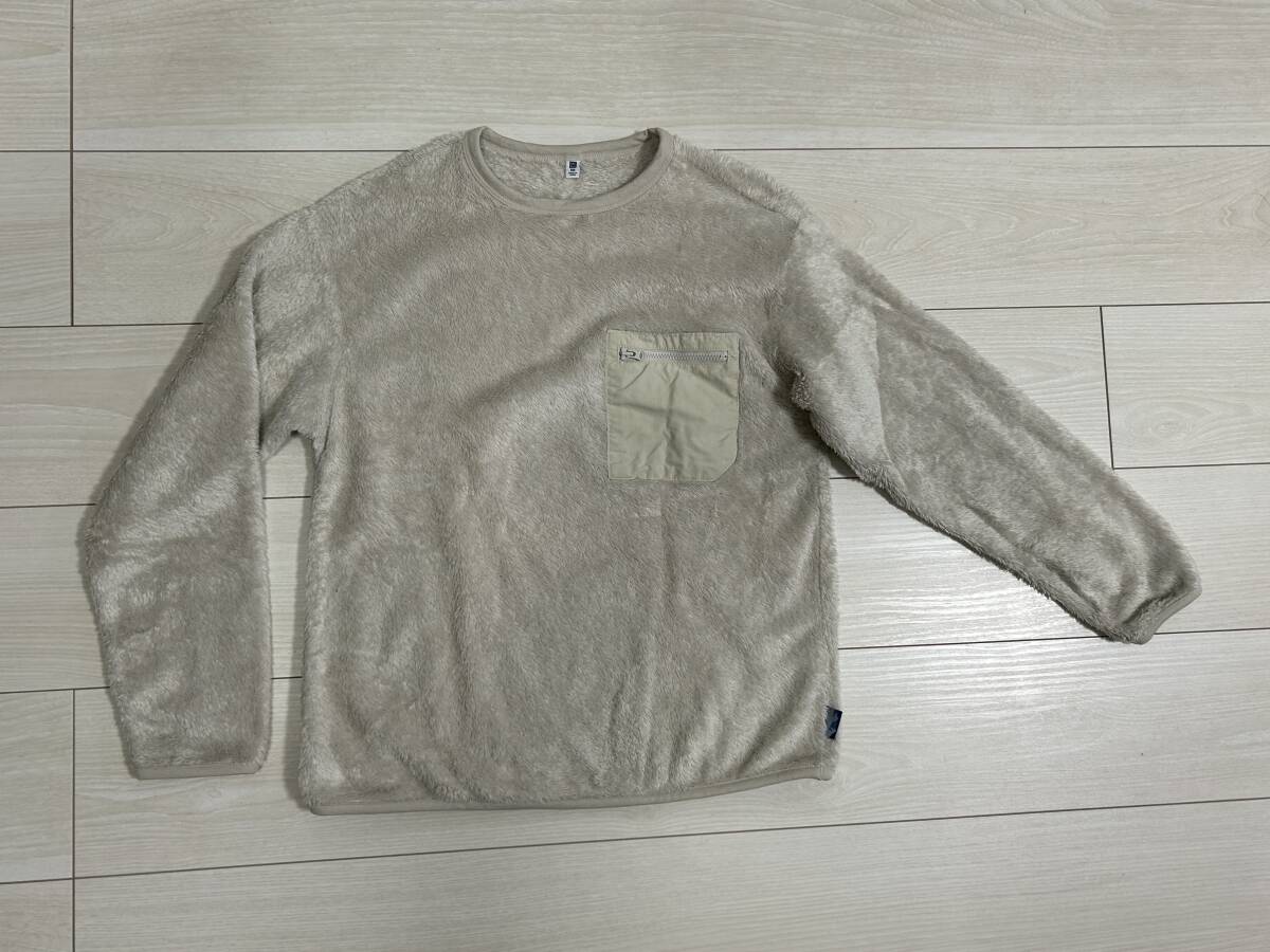 ★UNIQLO ユニクロ ファーリーフリースプルオーバー KIDS キッズ 150サイズ ナチュラル★拍卖