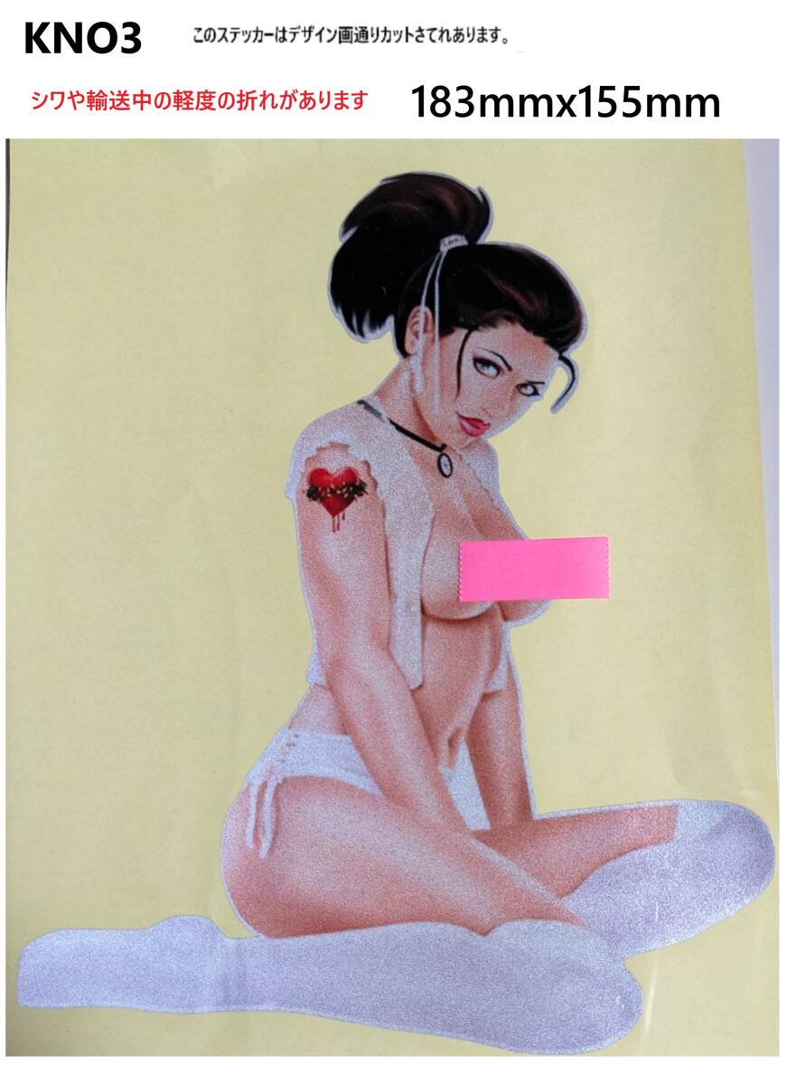 KN03-1 特価 美人 キラキラ 美脚 ソックス 超セクシー アート セクシーガールステッカー セクシーステッカー レトロ ギター デカール 拍卖