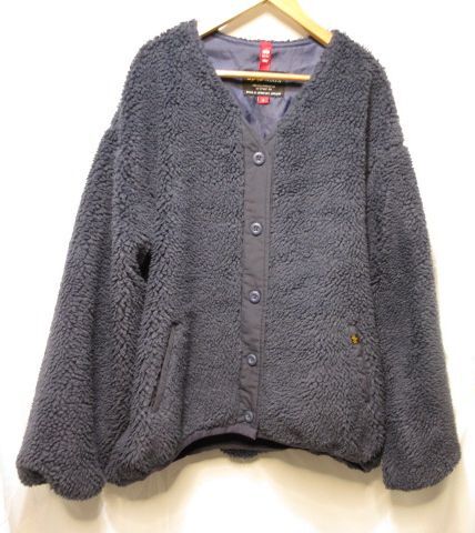 ALPHA INDUSTRIES アルファ インダストリーズ レディース ボアフリース ジャケット ネイビーM ライナージャケッ拍卖