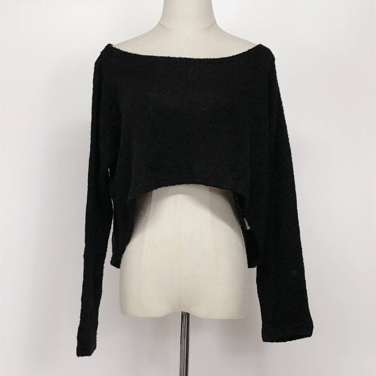YX577 レディース トップス ニット 長袖 伸縮性 薄手 韓国製 ブラック 黒 無地 ウール シック おしゃれ シンプル カジュアル あたたか 春秋拍卖
