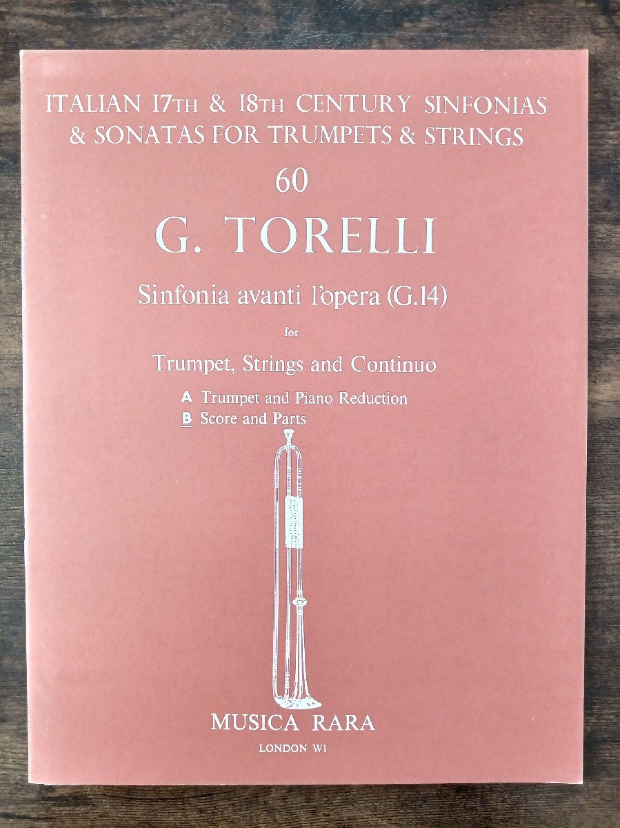送料無料 トランペット楽譜 ジュゼッペ・トレッリ:トランペットを伴うシンフォニア G.14 弦楽伴奏版 試聴可拍卖