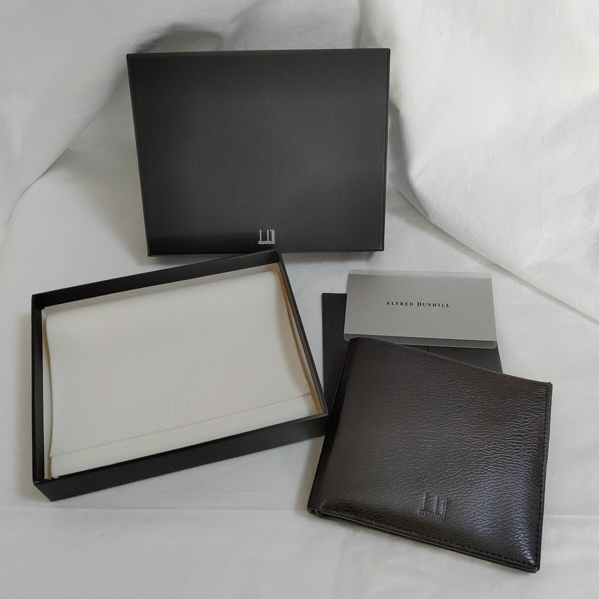 箱付き dannhiru ダンヒル カードケース 札入れ 小銭入れなし ブラック メンズ 0214-E4-EI1拍卖