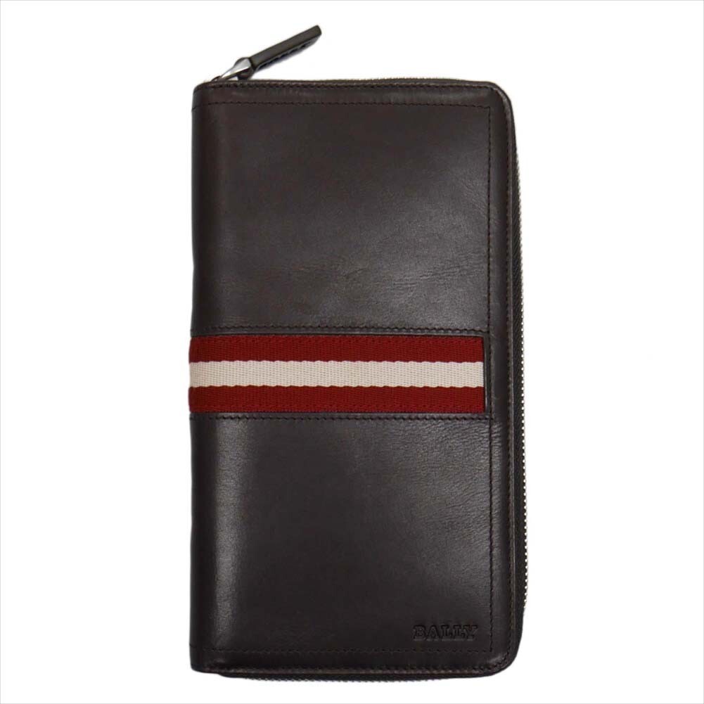 【当店在庫有】バリー 長財布 メンズ TALEN 271 CHOCOLATE 6206814 ラウンドファスナー ブラウン ジッパー ジップ拍卖