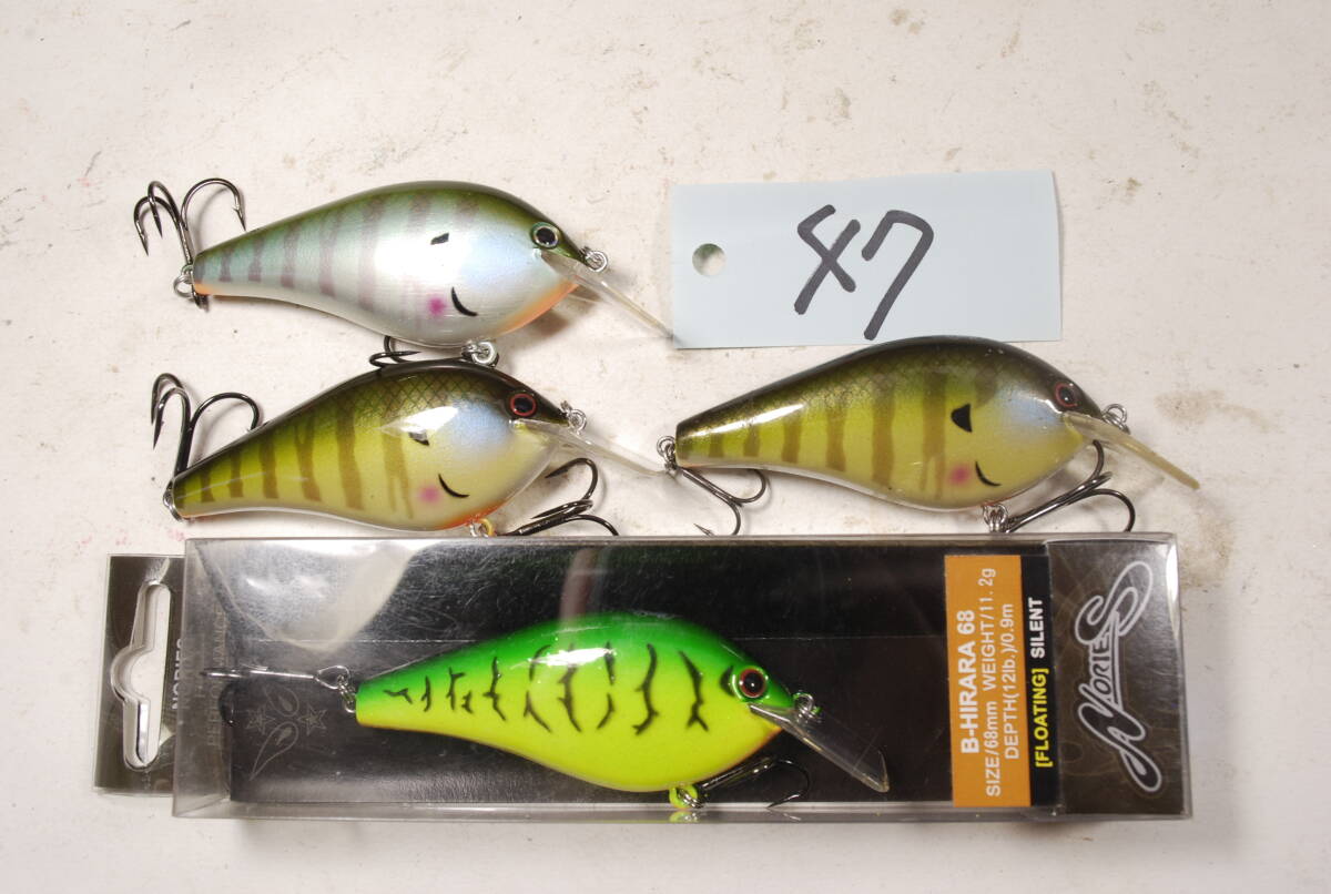 ノリーズ NORIES B-HIRARA68 ビーヒララ 4個 セット 47拍卖