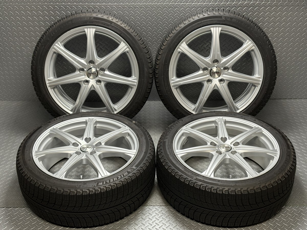 【レヴォーグ/WRX S4等】ミシュラン X-ICE 3+ 225/45R18 weds Treffer 18インチ 7.5J +53 5穴114.3 MICHELIN (25010013)拍卖