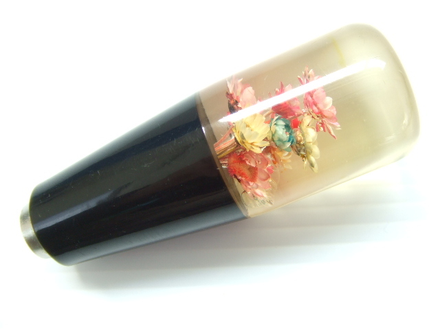 当時物 良品 角頭細身 水中花 8×1.25 シフトノブ シフトレバー チェンジノブ 旧車 昭和レトロ ビンテージ 高速有鉛 マニュアル MT 8mm sub拍卖