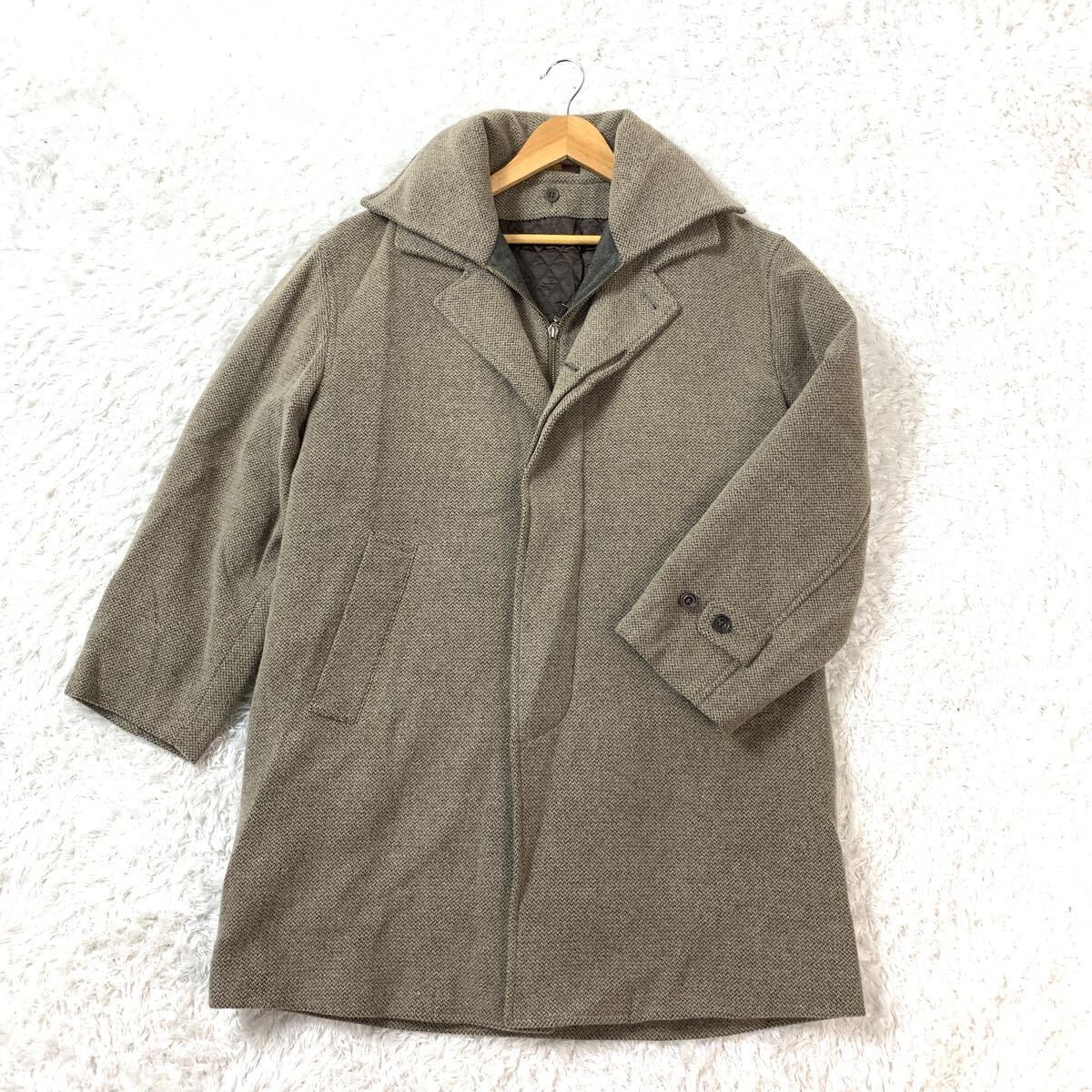 ARAMIS アラミス ロングコート コットン ヘリンボーン M YA8489拍卖