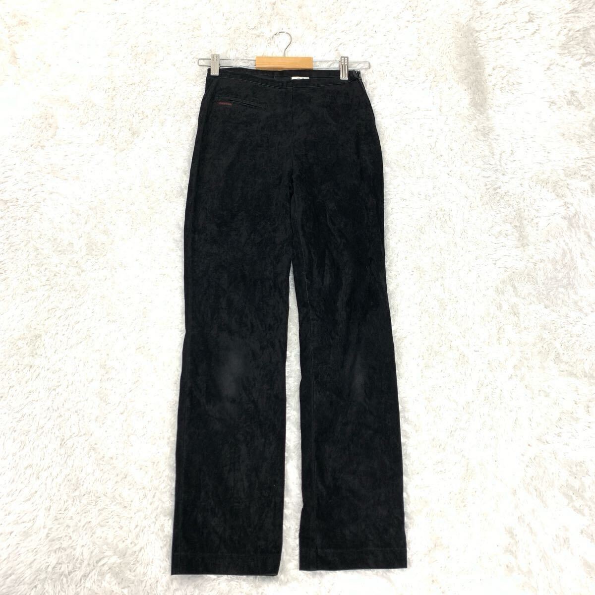 Calvin Klein カルバンクライン ボトムス スラックス ブラック 黒 ポリエステル アクリル レーヨン ポリウレタ レディース 26 YA8547拍卖