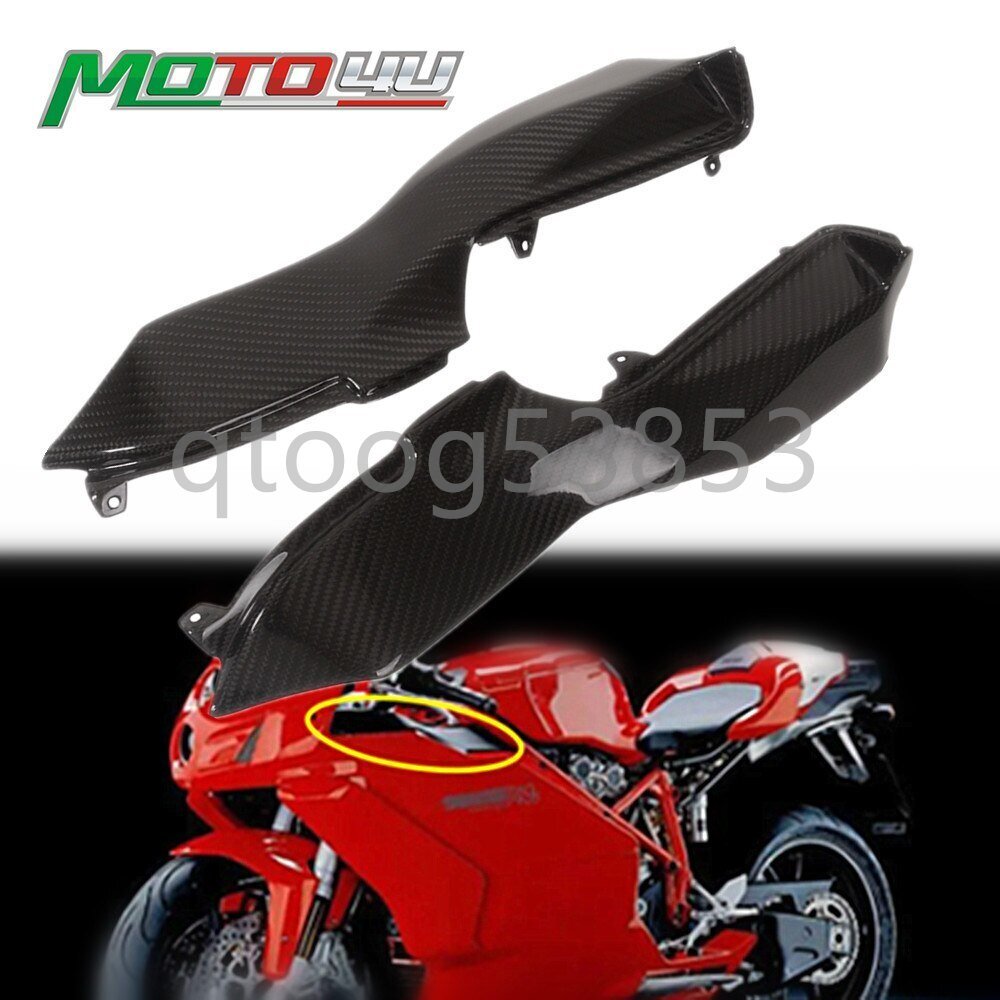 Ducati ドゥカティ 749/R/S 999/R 2003-2006 カーボンファイバー エアベントカバー拍卖