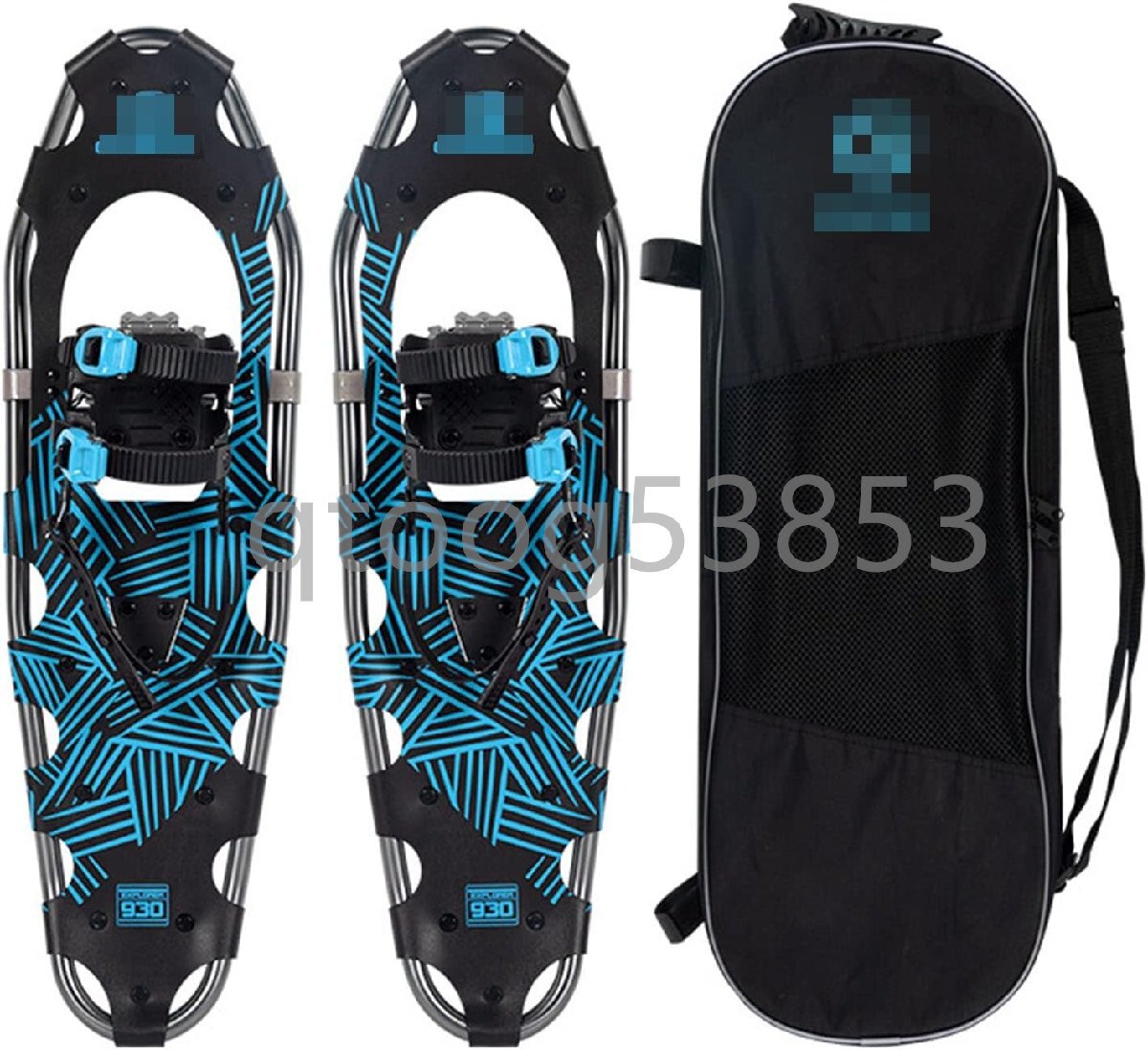 屋外スノーシュー ショートスキーランキング ショートスキー板 スノーフィート 軽量地形航空グレードのアルミニウム合金調整可能スノーシュ拍卖