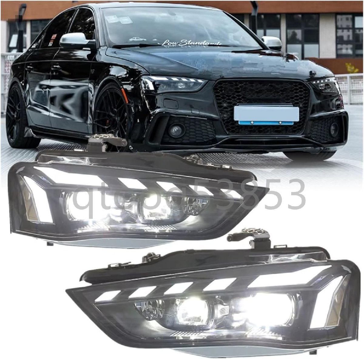 ヘッドライトアセンブリセット A4用 S4用 A4L用 B8用 RS5用 2013 2014 2015 2016 Led フロントライトヘッドライト修正された車の Led ヘッ拍卖