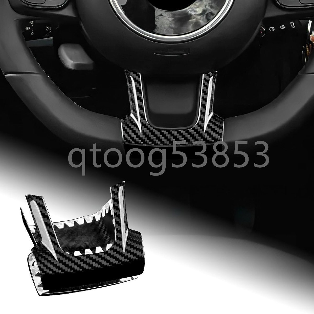 Fiat 500 フィアット500 4代目 / アバルト 595 595C 695 Abarth 2020 2021 2022 2023 専用 ハード カーボンファイバー アクセサリー 内装拍卖