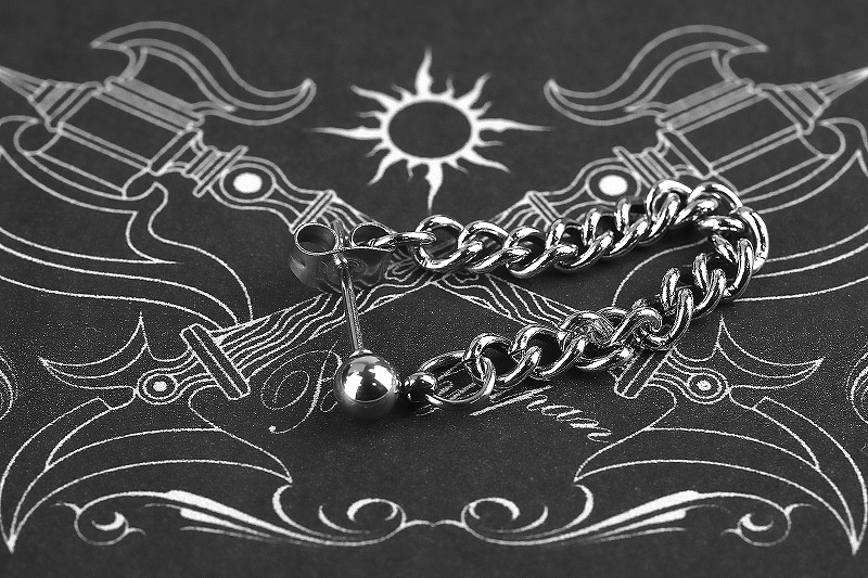 超激安!! シルバーカラーピアス プチプラ 015 ホスト ヤクザ ヤンキー オラオラ系 チンピラ 派手 メンズ アクセサリー ファッション拍卖