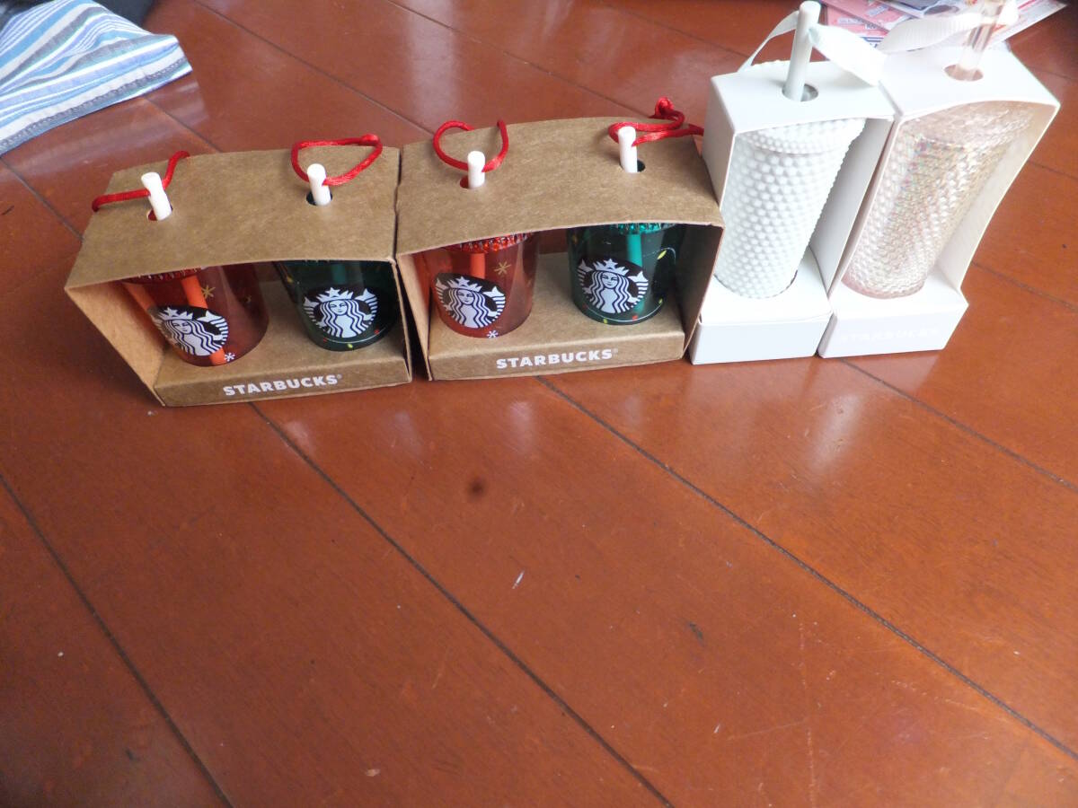 $未使用品!STARBUCKSスターバックスのオーナメント3点!拍卖