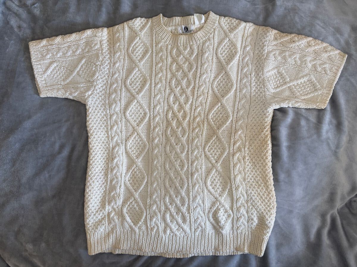 GOODENOUGH グッドイナフ 名作 フィッシャーマンニット 当時物 Mサイズ拍卖