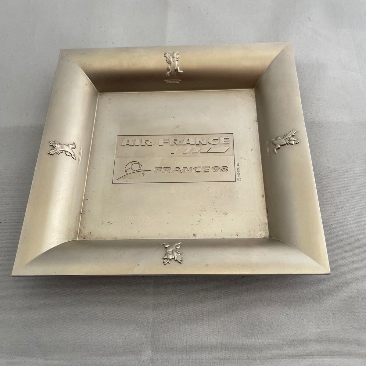 エールフランスの灰皿 1998W杯記念ロゴ入り拍卖