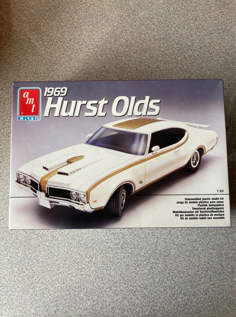 ERTI1969Hurst OldsH/O 4551:25Unassembled plastic model プラモデルアメ車当時物絶版拍卖
