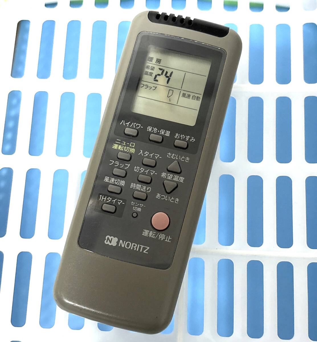 即決1800円/送料無料/防水梱包/保証/綺麗/実績/信頼/完璧清掃/NORITZ/ノーリツ エアコンリモコン RCA-822M 美品 送料無料拍卖