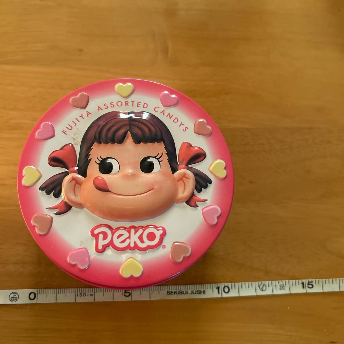 ペコちゃん 不二家 缶 50周年 キャンディ缶拍卖