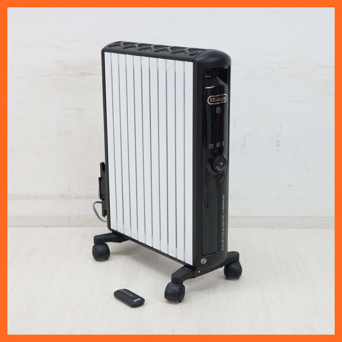 東ハ:美品【デロンギ】マルチダイナミックヒーター 10~13畳 MDHU15-BK リモコン付 ブラック キャスター付 チャイルドロック ★送料無料★拍卖