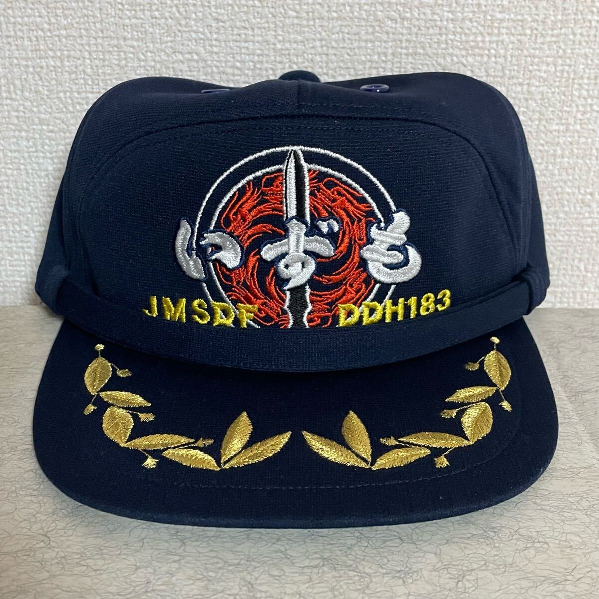 海上自衛隊 横須賀基地 護衛艦いずも 出雲佐官用識別帽・部隊帽 キャップ拍卖