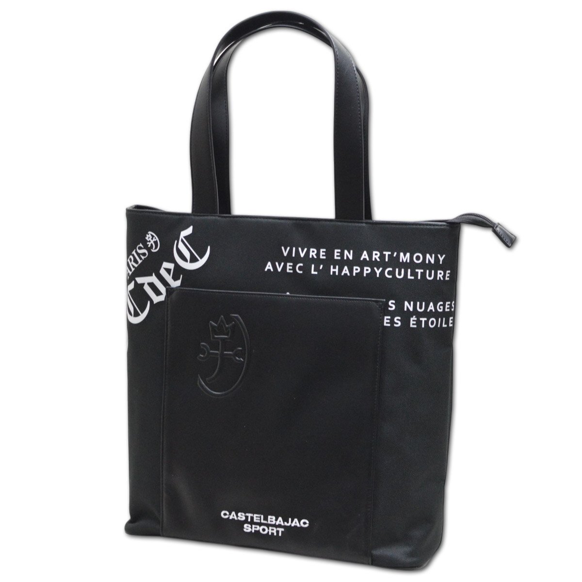 2025新作【カステルバジャック】トートバッグ 黒 7235181124-99 CASTELBAJAC おしゃれ ギフト @拍卖